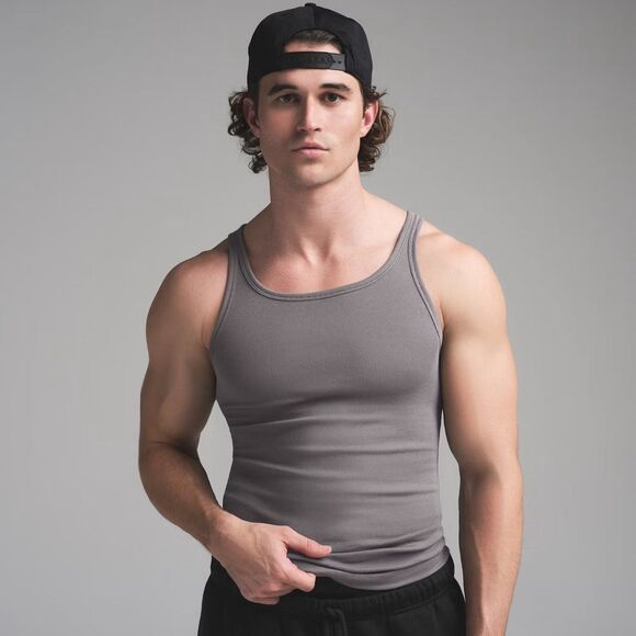 SKIMS Other - Skims Cotton Men's Rib Tank Gray Size Small
